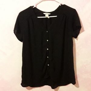 H&M Black Blouse